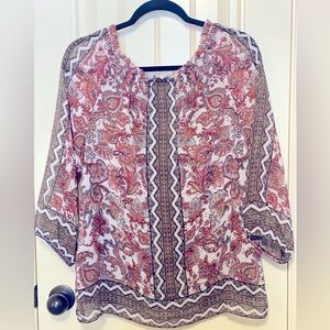 Boho blouse, lightweight, fun versatile design